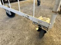 【販売終了】【中古】俺のカゴ台車G-spec　アイボリー　W1100×D800×H1700【レンタル使用品】