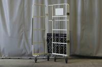 【販売終了】【中古】俺のカゴ台車　アイボリー　W850×D650×H1700【レンタル使用品】