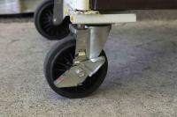 【販売終了】【中古】俺のカゴ台車　アイボリー　W850×D650×H1700【レンタル使用品】