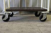 【販売終了】【中古】俺のカゴ台車　アイボリー　W850×D650×H1700【レンタル使用品】