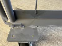 【販売終了】【中古】天使のカゴ台車Light　ブルーグレー　W850×D650×H1100　アルミ製　耐荷重200kg　両面折りたたみ式【軽量・小型カゴ台車】