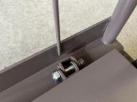 【販売終了】【中古】天使のカゴ台車Light　ココアブラウン　W850×D650×H1100　アルミ製　耐荷重200kg　両面折りたたみ式【軽量・小型カゴ台車】