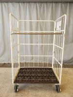 【販売終了】【中古】俺のカゴ台車G-spec　アイボリー　W1100×D800×H1700