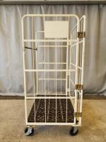 【販売終了】【中古】俺のカゴ台車G-spec　アイボリー　W1100×D800×H1700