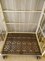 【販売終了】【中古】俺のカゴ台車G-spec　アイボリー　W1100×D800×H1700