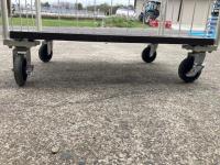 【販売終了】【GJサンクスセール品】【中古】俺のカゴ台車　アイボリー　W1100×D800×H1700