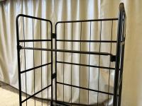 【販売終了】【中古美品】俺のカゴ台車　ブラック　W1100×D800×H1700　両面折りたたみ式