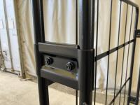 【販売終了】【中古美品】俺のカゴ台車　ブラック　W1100×D800×H1700　両面折りたたみ式