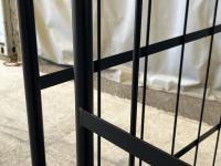 【販売終了】【中古美品】俺のカゴ台車　ブラック　W1100×D800×H1700　両面折りたたみ式