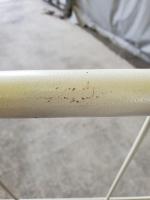 【販売終了】【限定1台】【中古美品】天使のカゴ台車 パタメル　W850×D650×H1100　両面パタパタ折りたたみ式【背の低いカゴ台車】