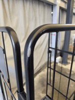 【中古】俺のカゴ台車　ブラック　W850×D650×H1700