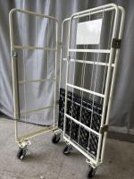 【中古】俺のカゴ台車　アイボリー　W850×D650×H1700