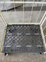 【中古】俺のカゴ台車　アイボリー　W850×D650×H1700