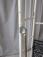 【中古】俺のカゴ台車　アイボリー　W850×D650×H1700