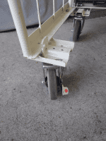 【中古】俺のカゴ台車　アイボリー　W850×D650×H1700