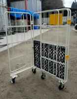 【販売終了】【アウトレット】俺のカゴ台車　観音扉付き　W1100×D800×H1700【限定1台】