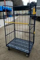 【販売終了】【アウトレット】俺のカゴ台車H1950　W1100×D800×H1950　ネイビーカラー【限定1台】