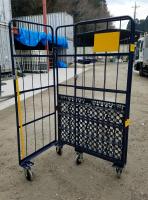 【販売終了】【アウトレット】俺のカゴ台車H1950　W1100×D800×H1950　ネイビーカラー【限定1台】