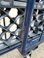 【販売終了】【アウトレット】俺のカゴ台車H1950　W1100×D800×H1950　ネイビーカラー【限定1台】