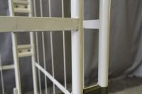 【販売終了】【アウトレット】天使のカゴ台車　アイボリー　W850×D650×H1100　両面折りたたみ式【軽量・小型カゴ台車】【限定1台】