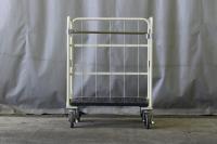 【販売終了】【アウトレット】 天使のカゴ台車 アイボリー W850×D650×H1100