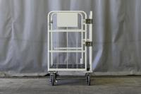 【販売終了】【アウトレット】 天使のカゴ台車 アイボリー W850×D650×H1100