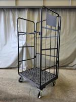 【販売終了】【アウトレット】俺のカゴ台車　ブラック　W850×D650×H1700