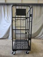 【販売終了】【アウトレット】俺のカゴ台車　ブラック　W850×D650×H1700