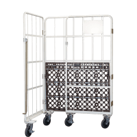 【販売終了】【受注生産品】俺のカゴ台車G-spec　W1100×D800×H1700【とにかく強いカゴ台車】【1ロット30台～】