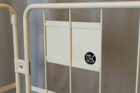 【受注生産品】天使のカゴ台車BIG　アイボリー　W1100×D800×H1100【軽量・小型カゴ台車】【1ロット30台～】