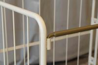 【受注生産品】天使のカゴ台車BIG　アイボリー　W1100×D800×H1100【軽量・小型カゴ台車】【1ロット30台～】