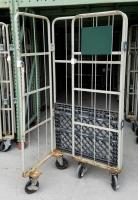 【販売終了】【美品中古】カゴ台車　W800×D600×H1700　本宏製作所製【大量注文割引あり】