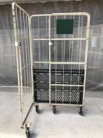 【販売終了】【美品中古】カゴ台車　W1100×D800×H2000　本宏製作所製