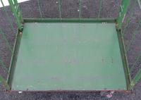 【販売終了】【中古】カゴ台車　W800×D600×H1700　本宏製作所製　床板鉄製【限定1台】