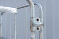 【販売終了】【中古】カゴ台車　W800×D600×H1700　本宏製作所製　シルバー