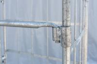 【販売終了】【中古】カゴ台車　W800×D600×H1700　本宏製作所製　シルバー