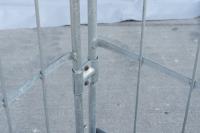 【販売終了】【中古】カゴ台車　W800×D600×H1700　本宏製作所製　シルバー