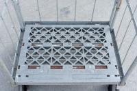 【販売終了】【中古】カゴ台車　W800×D600×H1700　本宏製作所製　シルバー