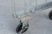 【販売終了】【中古】カゴ台車　W800×D600×H1700　本宏製作所製　シルバー