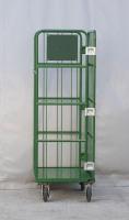 【販売終了】【中古】カゴ台車　W800×D600×H1700　本宏製作所製　床板鉄製【限定1台！】