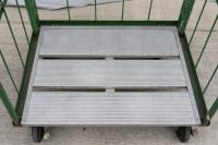【販売終了】【中古】カゴ台車　W850×D650×H1700　本宏製作所製　カラー混在【限定2台！】
