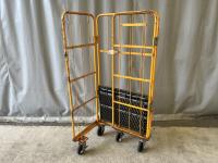 【販売終了】【中古】カゴ台車　W800×D600×H1700　本宏製