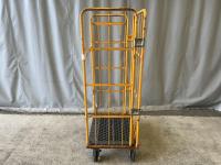 【販売終了】【中古】カゴ台車　W800×D600×H1700　本宏製