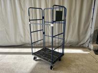 【販売終了】【中古】カゴ台車　W850×D650×H1700　本宏製作所製【限定1台！】