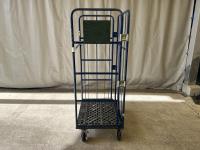 【販売終了】【中古】カゴ台車　W850×D650×H1700　本宏製作所製【限定1台！】