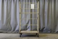 【販売終了】【中古】カゴ台車　アイボリー　W1100×D800×H2000