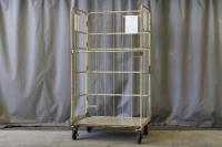 【販売終了】【中古】カゴ台車　アイボリー　W1100×D800×H2000