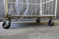 【販売終了】【中古】カゴ台車　アイボリー　W1100×D800×H2000