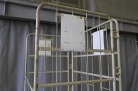 【販売終了】【中古】カゴ台車　アイボリー　W1100×D800×H2000