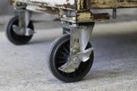 【販売終了】【中古】カゴ台車　アイボリー　W1100×D800×H2000